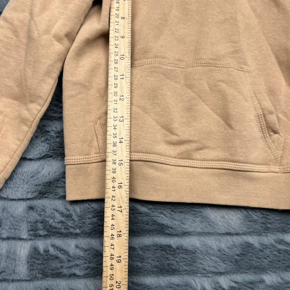 Nike 3 Brand Kids Tan Pullover Hoodie Graphic Sweatshirt Size 7 6-7 Yrs 0854-X0L